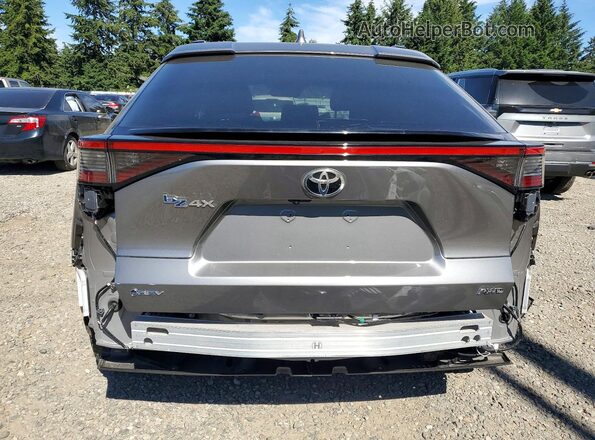 JTMABACA0SA091552 2025 TOYOTA BZ4X Gray Вид ззаду