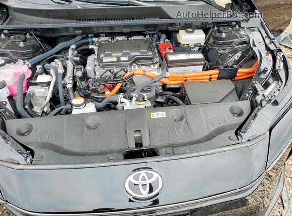 JTMABACA0SA105465 2025 TOYOTA BZ4X Black Вид підкапотного простору