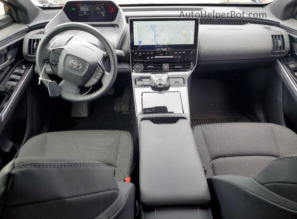 JTMABACA0SA105465 2025 TOYOTA BZ4X Black Вид панелі приладів