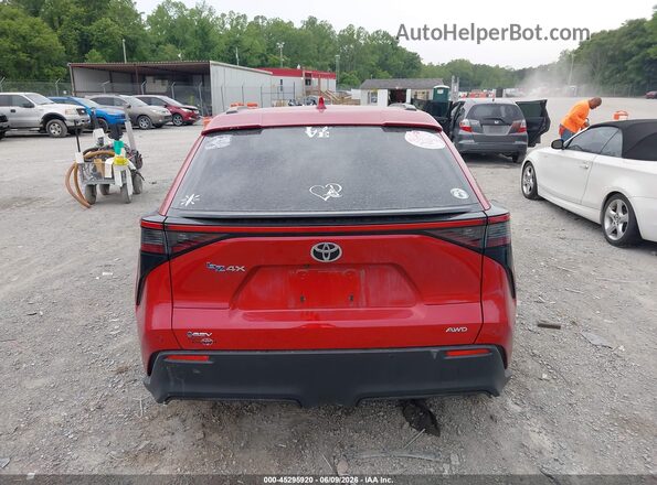 JTMABACA6RA075589 2024 TOYOTA BZ4X Red 