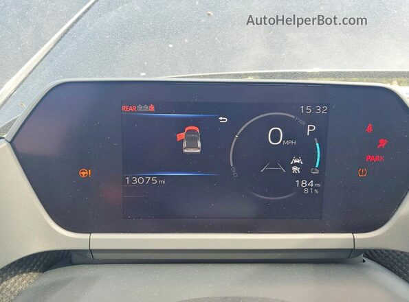 JTMABACA7SA093217 2025 TOYOTA BZ4X Black Instrument cluster view