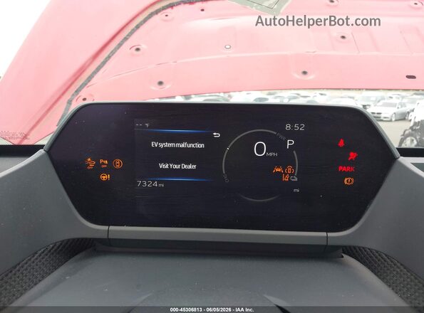 JTMABACA9SA093512 2025 TOYOTA BZ4X Red უკანა სავარძლების ხედი