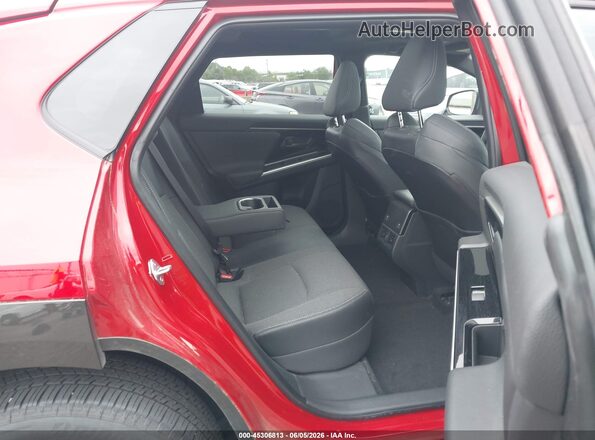 JTMABACA9SA093512 2025 TOYOTA BZ4X Red VIN კოდის სტიკერის ხედი