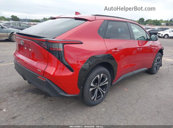 JTMABACA9SA093512 2025 TOYOTA BZ4X Red უკანა მარჯვენა