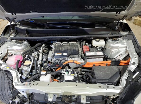 JTMABACAXRA057175 2024 TOYOTA BZ4X Silver ძრავის განყოფილების ხედი