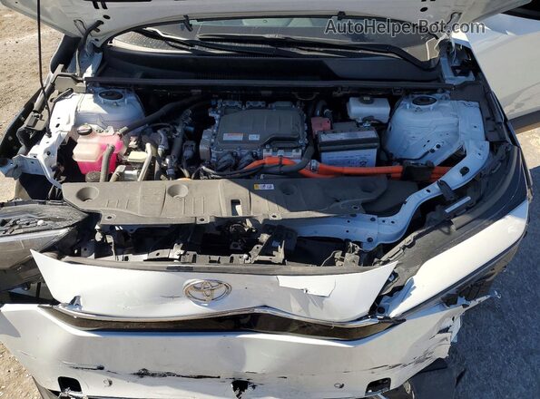 JTMABACAXRA090872 2024 TOYOTA BZ4X White Vista del compartimento del motor