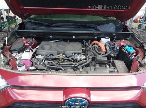 JTMB6RFV0ND059452 2022 TOYOTA RAV4 HYBRID Red Rear view