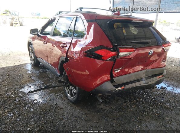JTMB6RFV0ND059452 2022 TOYOTA RAV4 HYBRID Red Rear left