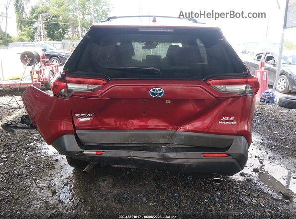 JTMB6RFV0ND059452 2022 TOYOTA RAV4 HYBRID Red Front view