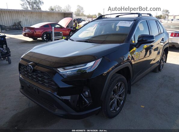 JTMB6RFV2SJ089498 2025 TOYOTA RAV4 HYBRID Black Առջևի ձախ երեք քառորդ տեսարան