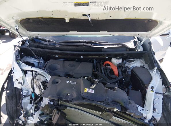 JTMB6RFV4SJ079166 2025 TOYOTA RAV4 HYBRID White Widok z tyłu