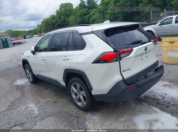 JTMB6RFV5MJ007153 2021 TOYOTA RAV4 HYBRID White Trasero izquierdo