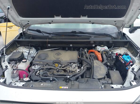 JTMB6RFV5MJ007153 2021 TOYOTA RAV4 HYBRID White Vista trasera
