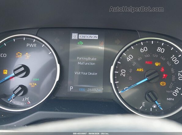 JTMB6RFV5ND531547 2022 TOYOTA RAV4 HYBRID Gray Vista de los asientos traseros