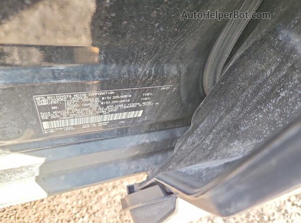 JTMB6RFV6MD040757 2021 TOYOTA RAV4 Black VIN կոդի պիտակի տեսք