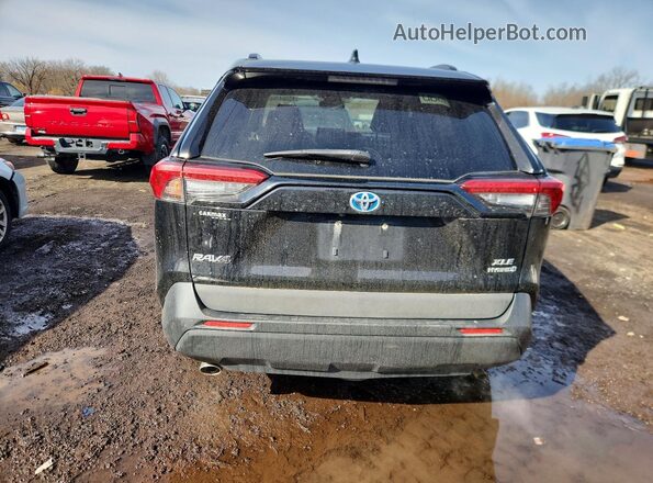 JTMB6RFV6MD040757 2021 TOYOTA RAV4 Black Հետևի տեսք