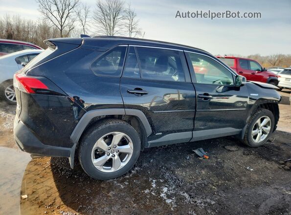 JTMB6RFV6MD040757 2021 TOYOTA RAV4 Black Հետևի աջ