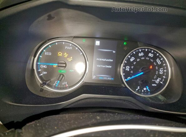 JTMB6RFV7ND058251 2022 TOYOTA RAV4 Gray Widok zestawu wskaźników