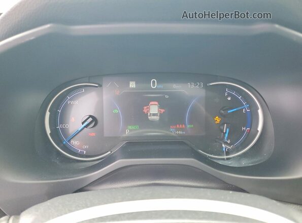 JTMB6RFVXSJ069869 2025 TOYOTA RAV4 White Instrument cluster view