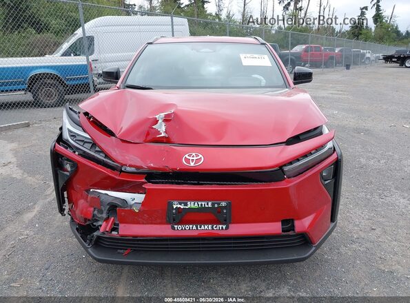JTMBCAEB2TJ015274 2026 TOYOTA BZ Red Widok zestawu wskaźników