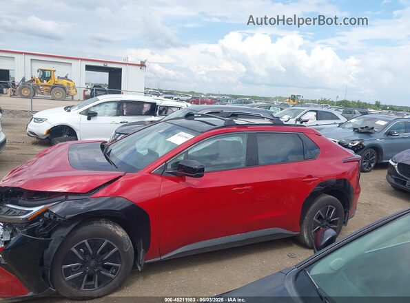 JTMBCAEB6TA002186 2026 TOYOTA BZ Красный Панорамный вид салона 360°