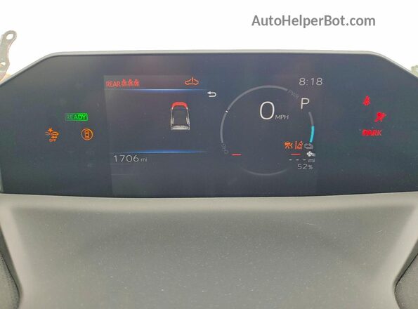JTMBDAFB3TA004232 2026 TOYOTA BZ Красный Вид щитка приборов