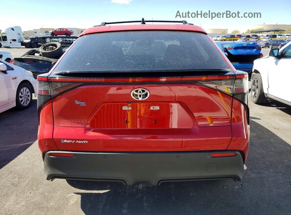 JTMBDAFB5TA007102 2026 TOYOTA BZ Красный Вид сзади