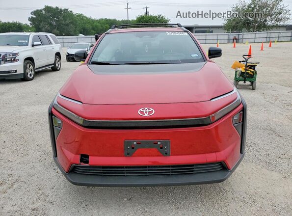 JTMBFAEB1TA004001 2026 TOYOTA BZ Maroon Vista frontal