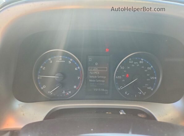 JTMBFREV0HJ131810 2017 TOYOTA RAV4 Blue Instrument cluster view