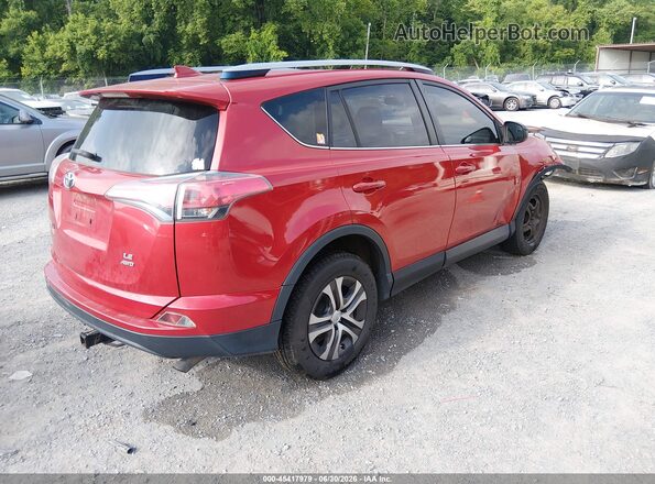 JTMBFREV0HJ133007 2017 TOYOTA RAV4 Red Tył prawy