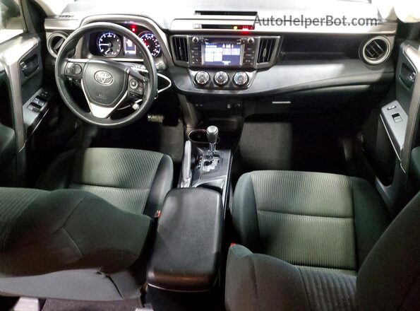 JTMBFREV0JJ261365 2018 TOYOTA RAV4 White Dashboard view