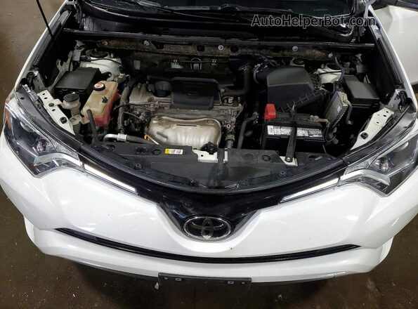 JTMBFREV0JJ261365 2018 TOYOTA RAV4 White Engine compartment view