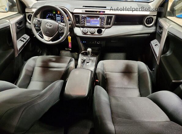 JTMBFREV0JJ726033 2018 TOYOTA RAV4 Blue Вид панелі приладів