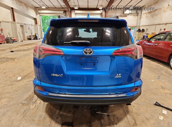 JTMBFREV0JJ726033 2018 TOYOTA RAV4 Blue Вид ззаду