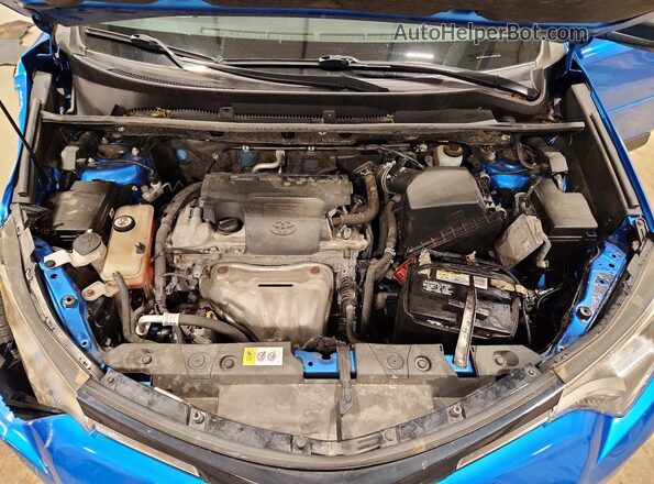 JTMBFREV0JJ726033 2018 TOYOTA RAV4 Blue Вид підкапотного простору