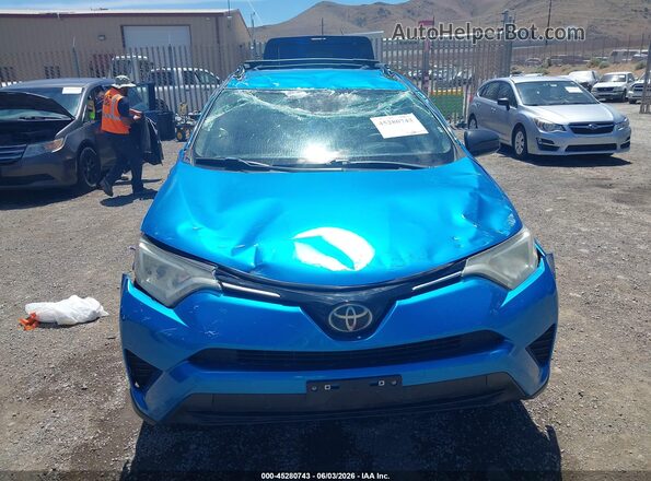 JTMBFREV0JJ733175 2018 TOYOTA RAV4 Blue წინა ხედი
