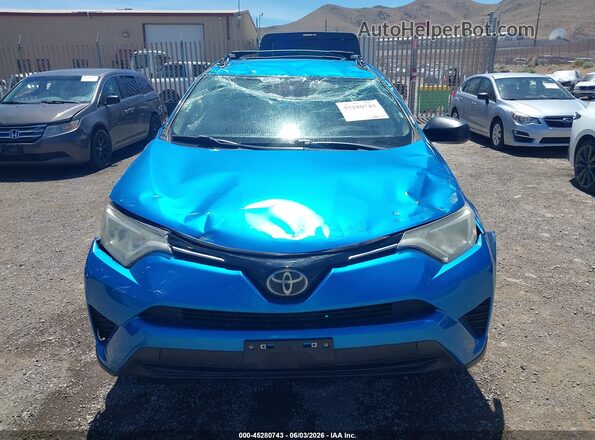 JTMBFREV0JJ733175 2018 TOYOTA RAV4 Blue წინა პანელის ხედი