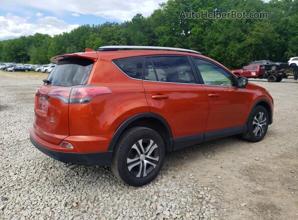 JTMBFREV1GJ054864 2016 TOYOTA RAV4 Оранжевый Задняя правая четверть