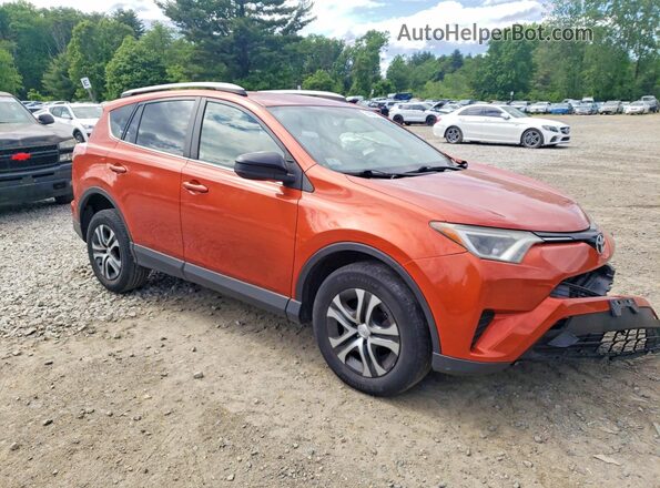 JTMBFREV1GJ054864 2016 TOYOTA RAV4 Оранжевый Передняя правая четверть