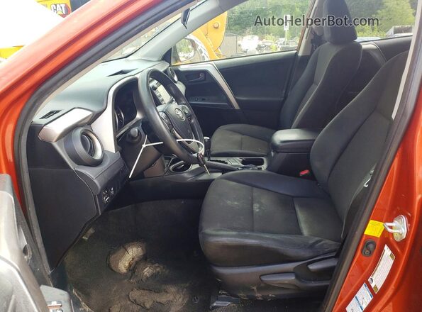 JTMBFREV1GJ054864 2016 TOYOTA RAV4 Оранжевый Вид салона спереди