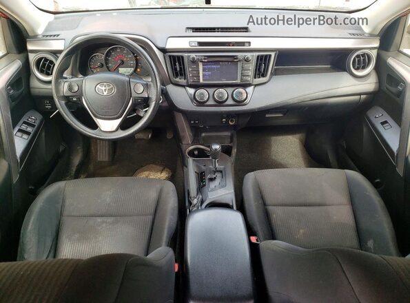 JTMBFREV1GJ054864 2016 TOYOTA RAV4 Оранжевый Вид панели приборов