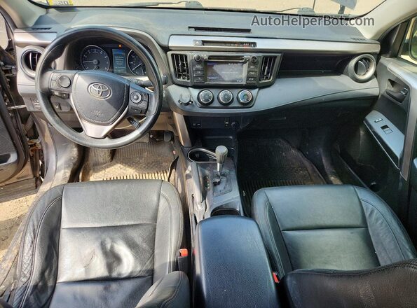 JTMBFREV1HJ140452 2017 TOYOTA RAV4 Gray Առջևի վահանակի տեսք