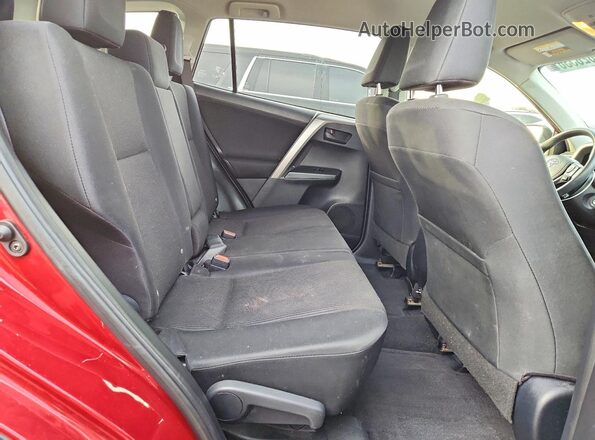 JTMBFREV1JD223951 2018 TOYOTA RAV4 Red Rear interior view
