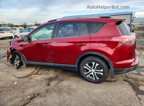 JTMBFREV1JD223951 2018 TOYOTA RAV4 Red Rear left