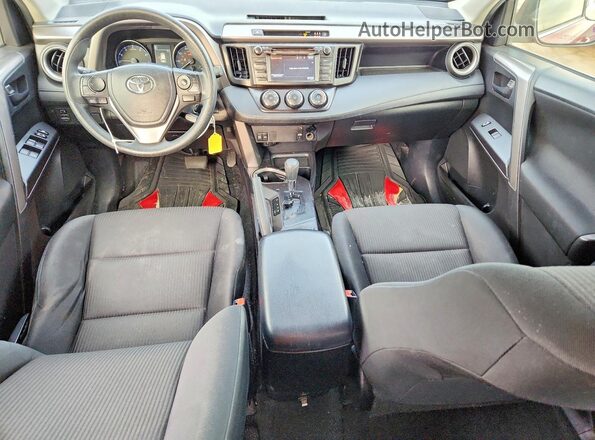 JTMBFREV1JD223951 2018 TOYOTA RAV4 Red Dashboard view