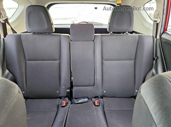 JTMBFREV1JD223951 2018 TOYOTA RAV4 Red Rear seats view