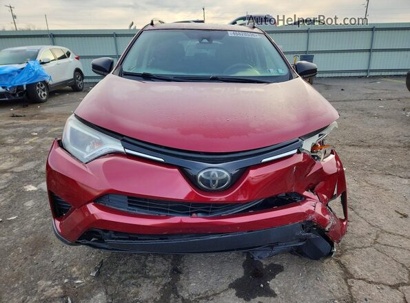 JTMBFREV1JD223951 2018 TOYOTA RAV4 Red Front view