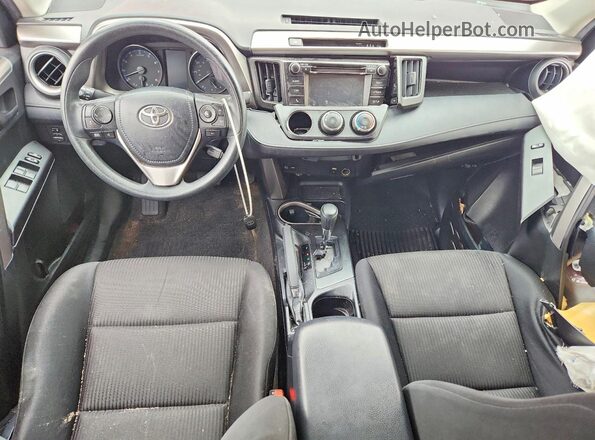 JTMBFREV3HJ135768 2017 TOYOTA RAV4 Red Dashboard view