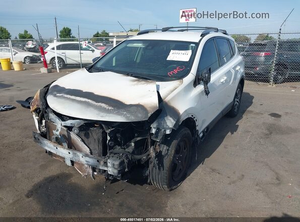 JTMBFREV3JD243425 2018 TOYOTA RAV4 Белый Передняя левая четверть