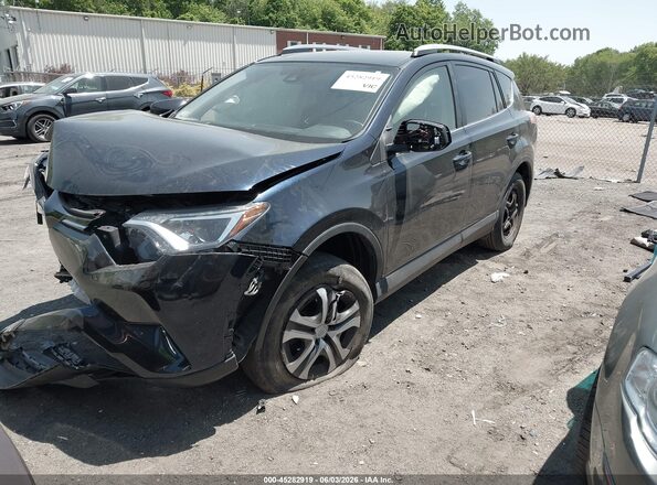 JTMBFREV4HJ145323 2017 TOYOTA RAV4 Dark Blue Vista tres cuartos delantera izquierda